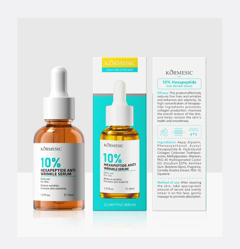 AHA Rejuvenation Niacinamide Brightening Face Serum Hexapeptide Ceramide Panthenol  Essence Anti Wrinkle Nourishing Skin Care