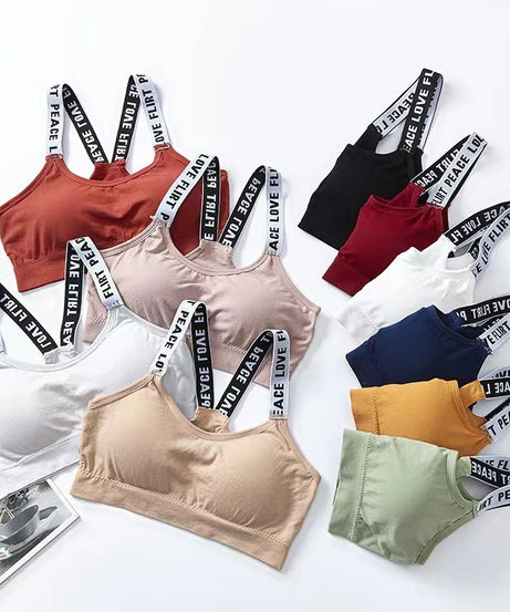 Women Sexy Sports Bra Tops For Gym Top Fitness Yoga Female Pad Sportswear Vest Tank Tops Sport Push Up Sports Bras Underwear