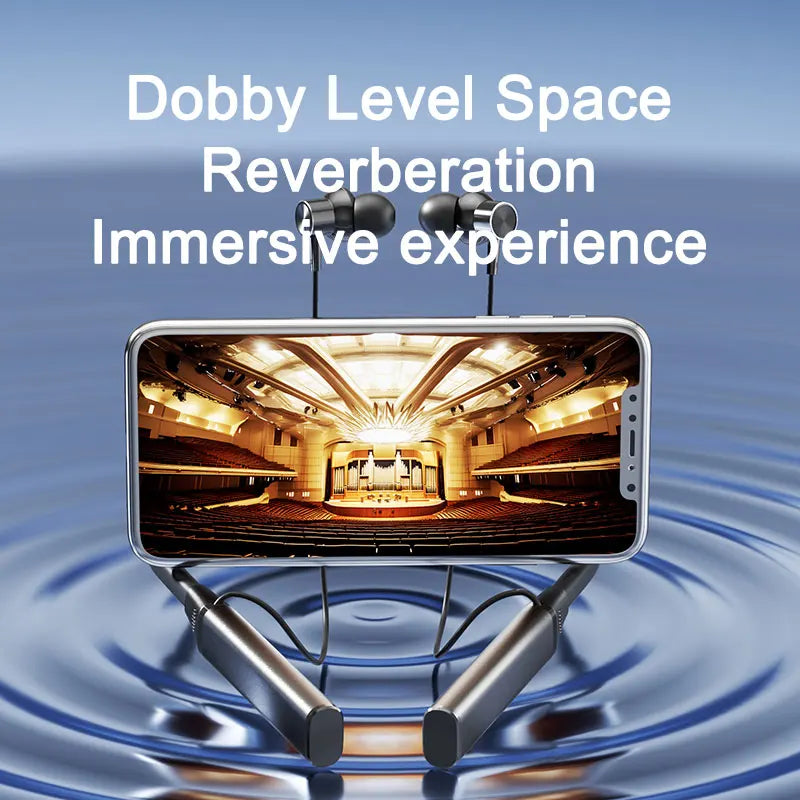 EARDECO 80 Hours Bass 5.4 Bluetooth Headphone Sport Wireless Headphones In-ear Outdoor  waterproof headset Noise Reduction