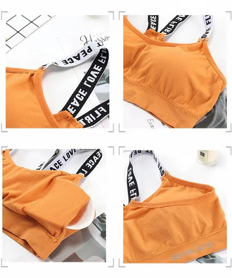 Women Sexy Sports Bra Tops For Gym Top Fitness Yoga Female Pad Sportswear Vest Tank Tops Sport Push Up Sports Bras Underwear