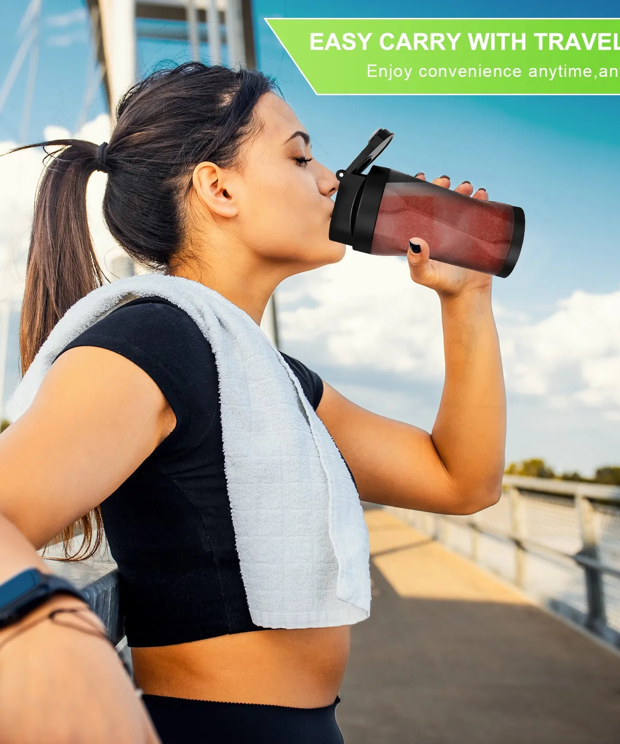 Electric Portable Juicer Fresh Fruit Mixer 700ML Multifunctional USB Rechargeable Shakes Smoothie Blender Outdoor Mixing Cup