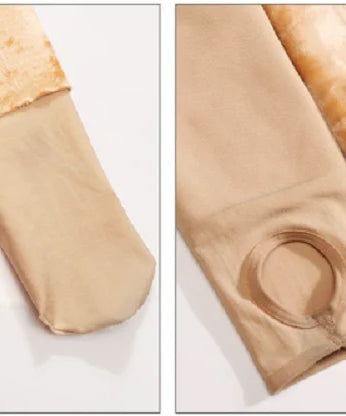 Thick Thermal Stockings Woman Warm Winter Sexy Translucent Velvet Tights Pantyhose Female High Waist Elastic Fleece Tights Women