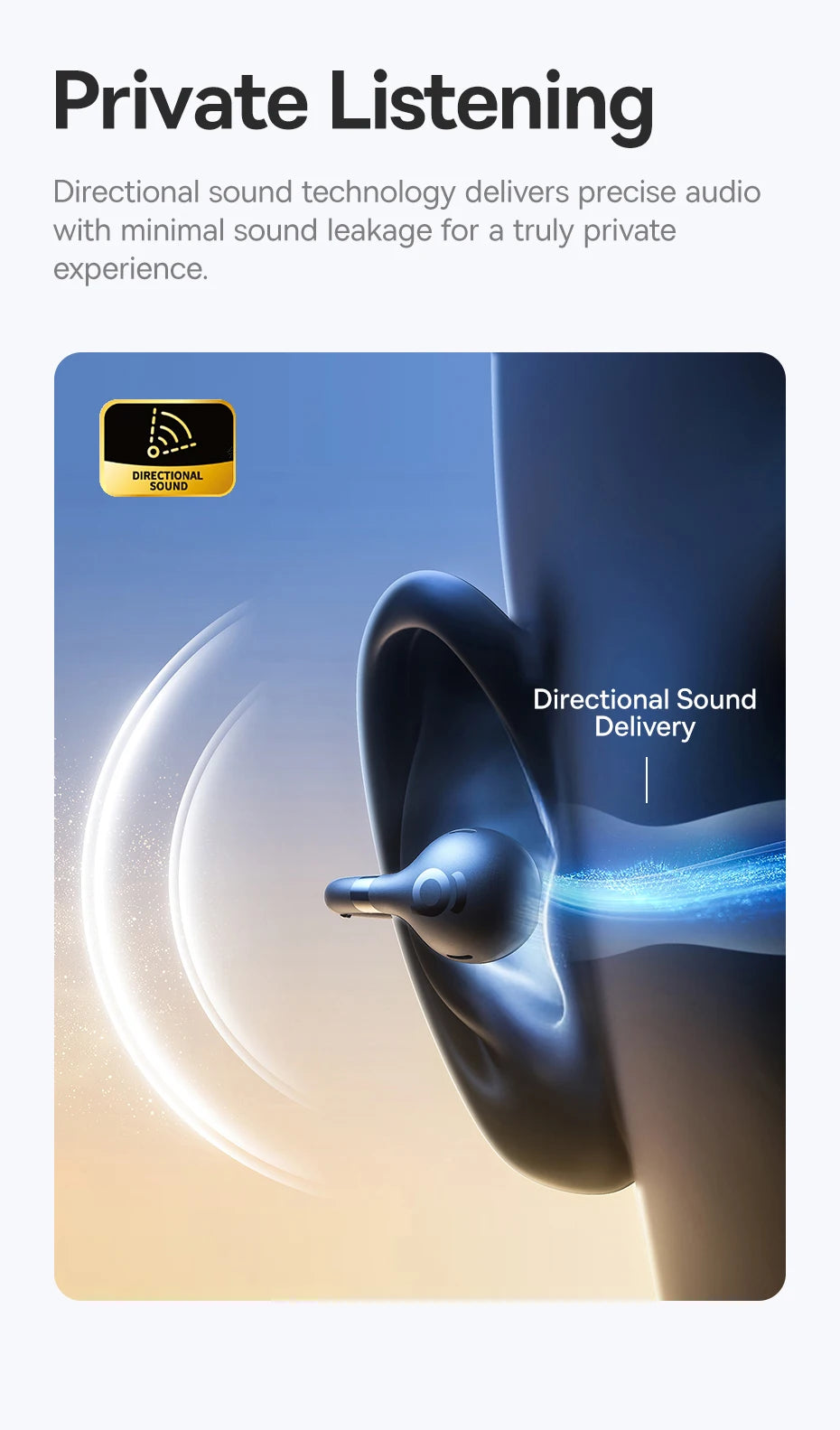 Baseus BC1 Ear Clip Earbuds Open Ear Wireless Earphones Bluetooth 6.0 Clip On Sports Headphones 4-Mics Super Bass IP55 Ear buds