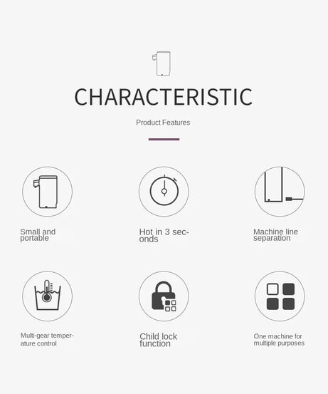 3s Instant Hot Water Dispenser,Baby Bottle Formula Dispenser,Bottled Water Dispenser,Water Warmer for Travel,Temperature Control