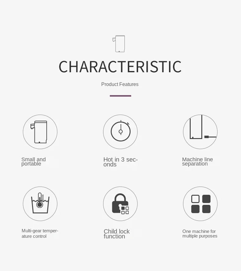 3s Instant Hot Water Dispenser,Baby Bottle Formula Dispenser,Bottled Water Dispenser,Water Warmer for Travel,Temperature Control