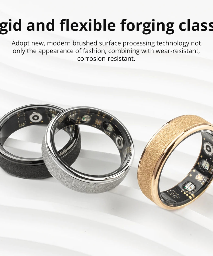 COLMI R10 Smart Ring with Charging Case for Men Women, Health and Sleep Monitor, 5ATM Waterproof, Multi-sport Mode