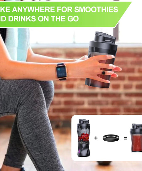 Electric Portable Juicer Fresh Fruit Mixer 700ML Multifunctional USB Rechargeable Shakes Smoothie Blender Outdoor Mixing Cup