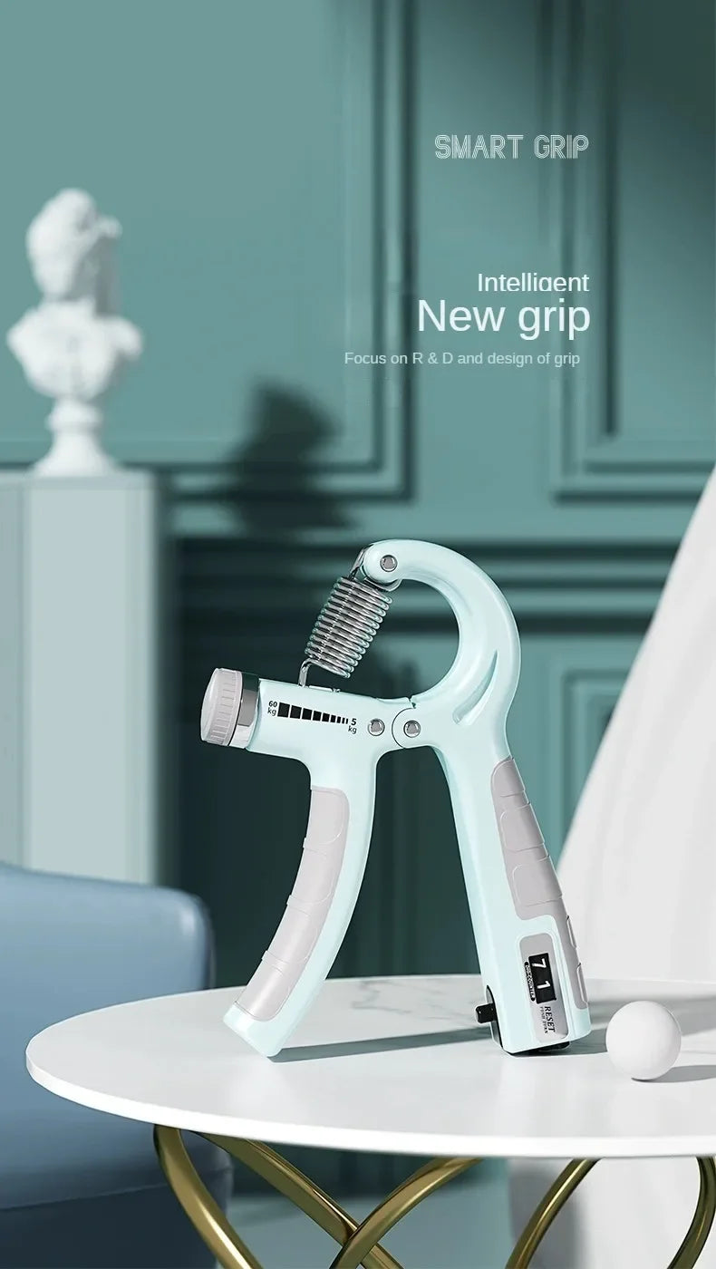 5-60Kg Adjustable Hand Grip Strengthener, Stainless Steel Spring Hand Exerciser For Muscle Building And Injury Recovery