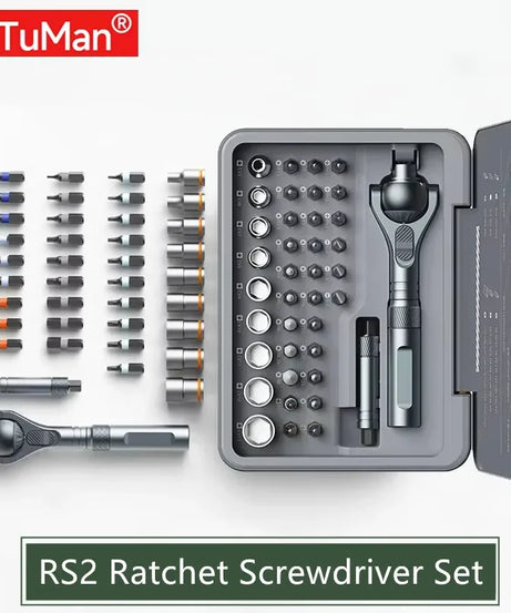 Atuman Magnetic Ratchet Screwdriver Set 40 in 1 Portable Precision Repair Tool Kit for Furniture Computer Bicycle