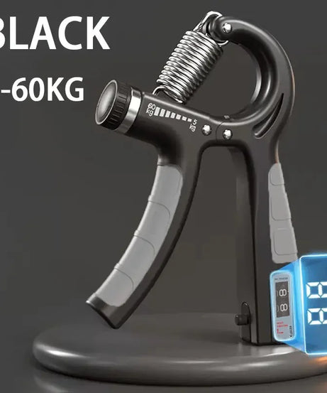 5-60Kg Adjustable Hand Grip Strengthener, Stainless Steel Spring Hand Exerciser For Muscle Building And Injury Recovery