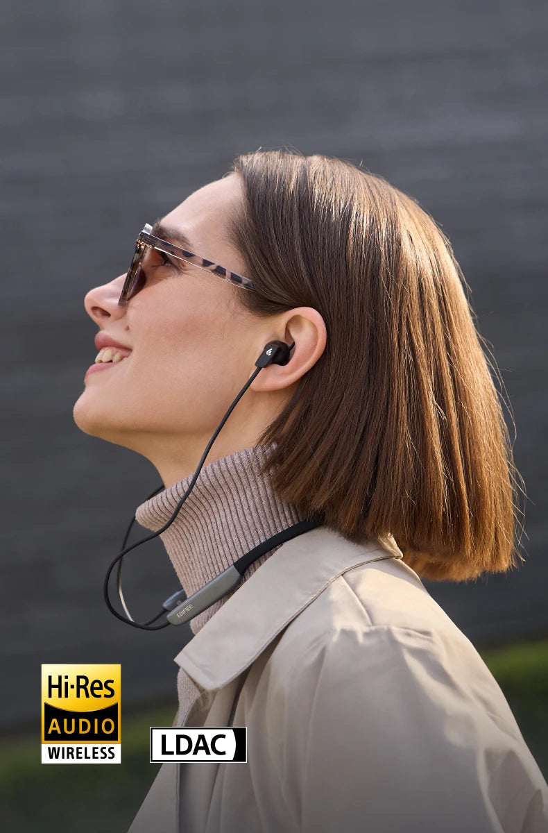 Edifier W280NB Pro Wireless Noise Cancelling Neckband Headphones Bluetooth V5.4 Hi-Res LDAC Sport Earphones IP55 Waterproof