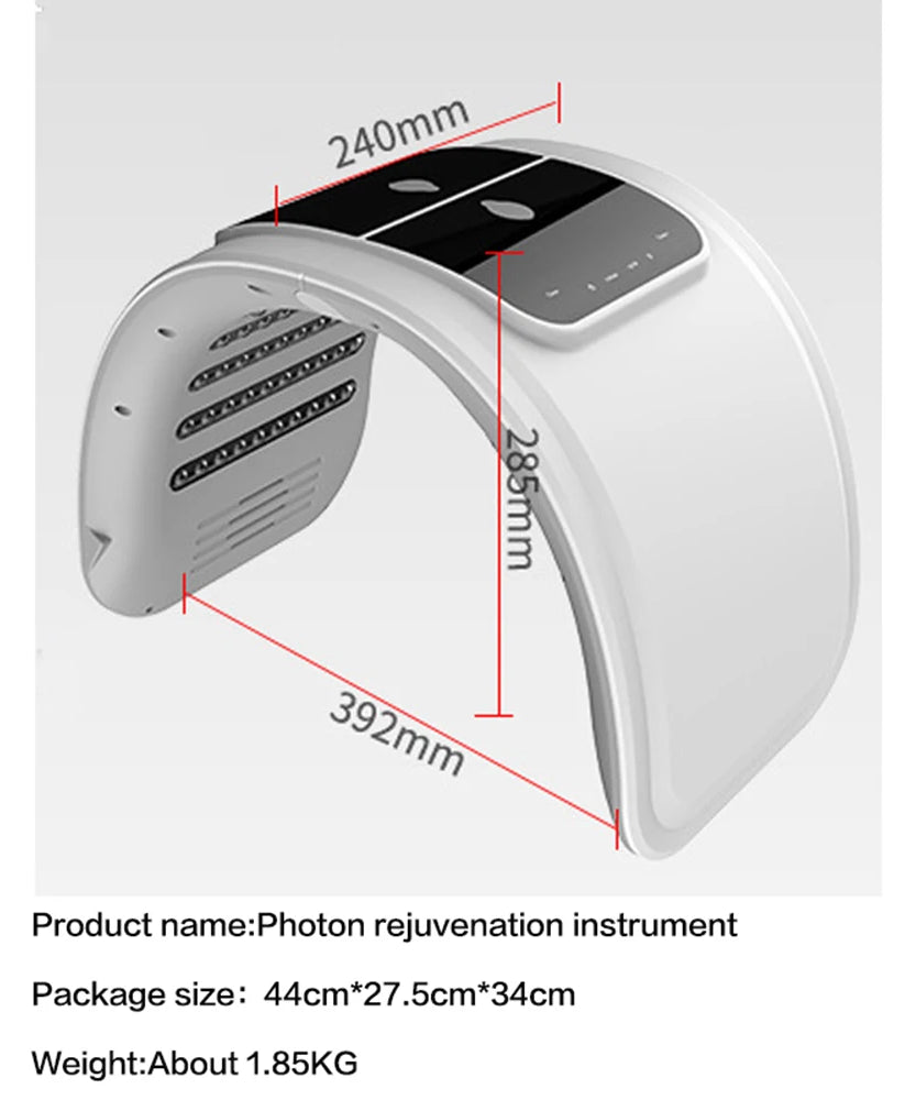 7 Colors LED Face Mask PDT Equipment SPA Facial Spray Device Skin Rejuvenation Light Facial Body Beauty Machines For Skin Care