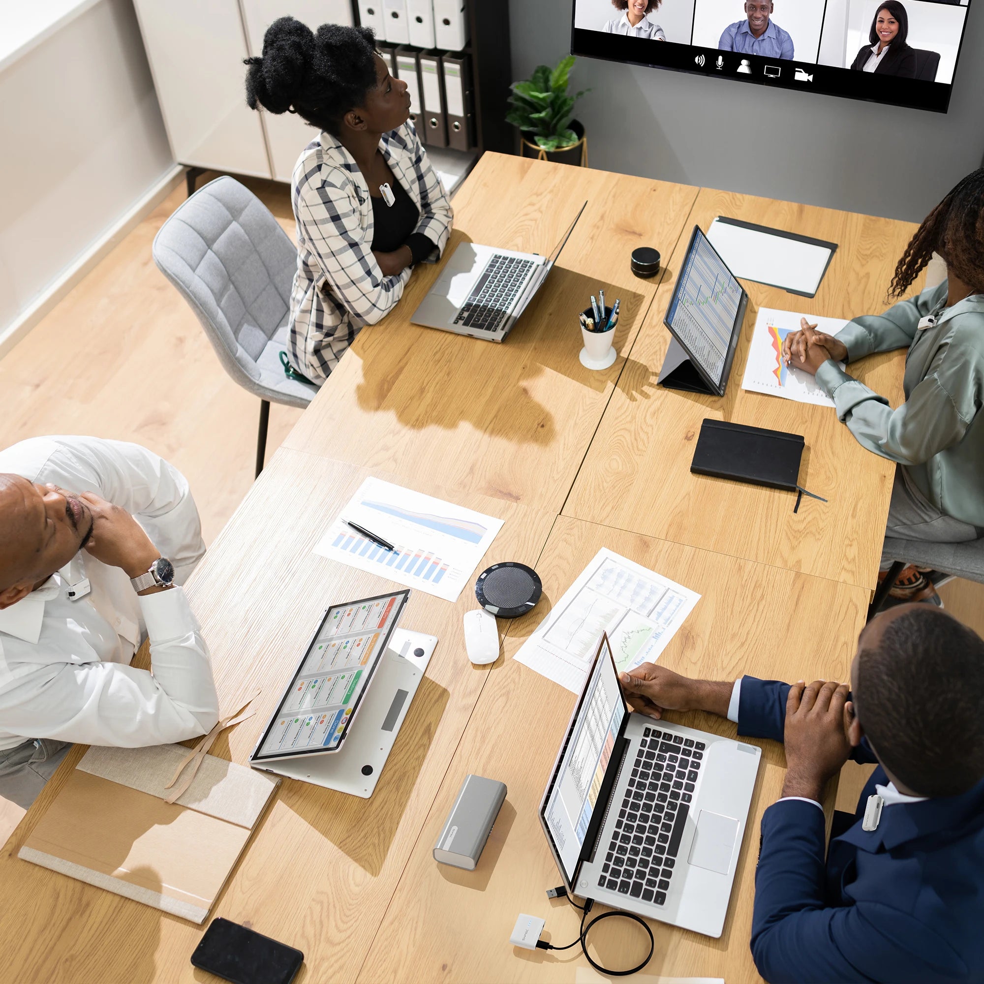 7Ryms iRay DW40 Wireless Lavalier Microphone with 4 Transmitters,48kHz/24bit Recording,AI Denoise for Camera,SmartPhone and PC