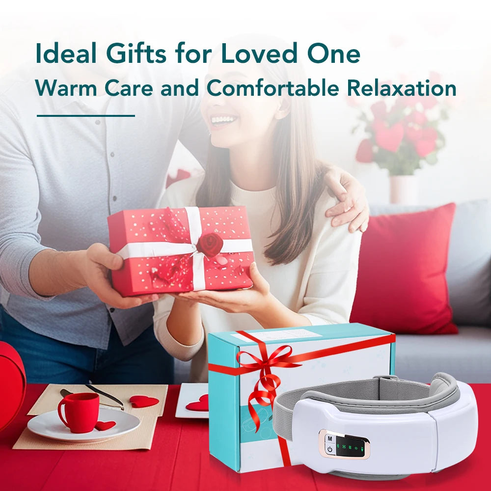 Eye Massager with Heat Smart Eye Care Device with Music for Migraines Relax Reduce Eye Strain Dark Circles Eye Bag Improve Sleep