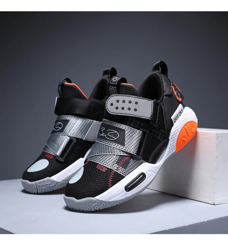 2024 New Children's Basketball Shoes For Boys Girls Non-slip Kids Sport Shoes Lightweight Outdoor Sneakers Trainers Footwear