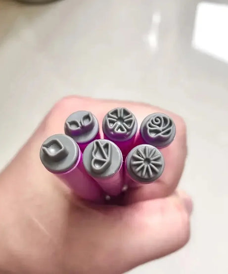 4/6/10Pcs Set Nail Art Stamp Pen DIY Floral Butterfly Nail Graffiti Nail Dotting Tools Polishing Painting Drawing Manicure Tools