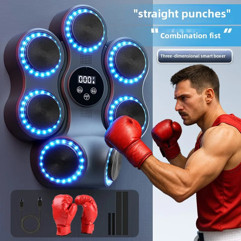 2025 Boxing Musical Box Smart  Music Boxing Machine With Boxing Gloves