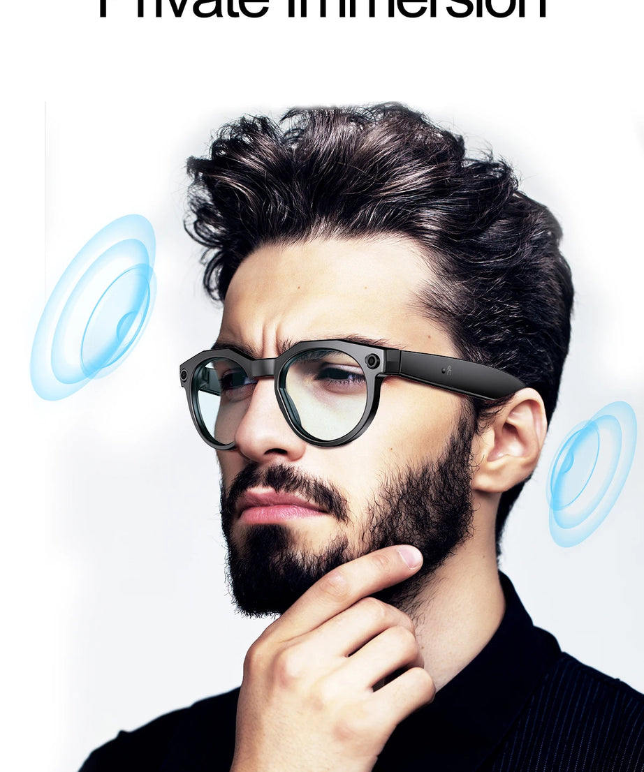 2026 New 4K HD AI Smart Glasses Men 800W Pixel Camera Bluetooth Call 4GB WIFI Transmission Voice Assistant Smart Glasses Women