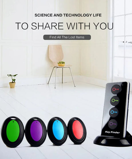 New 4-in-1 Wireless Key Finder Home Anti-loss Devices Mobile Phone Finders Multi Function Key Locator Tracker for Child Pet