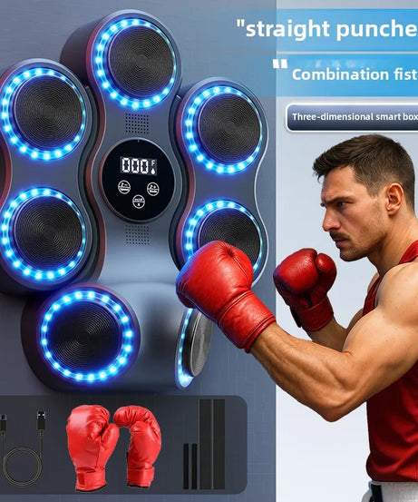 2025 Boxing Musical Box Smart  Music Boxing Machine With Boxing Gloves