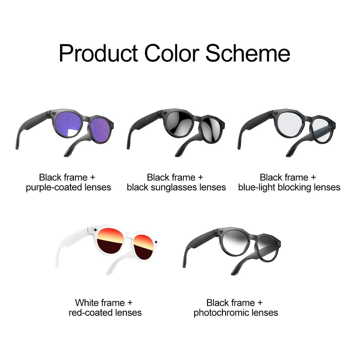 2026 New 4K HD AI Smart Glasses Men 800W Pixel Camera Bluetooth Call 4GB WIFI Transmission Voice Assistant Smart Glasses Women