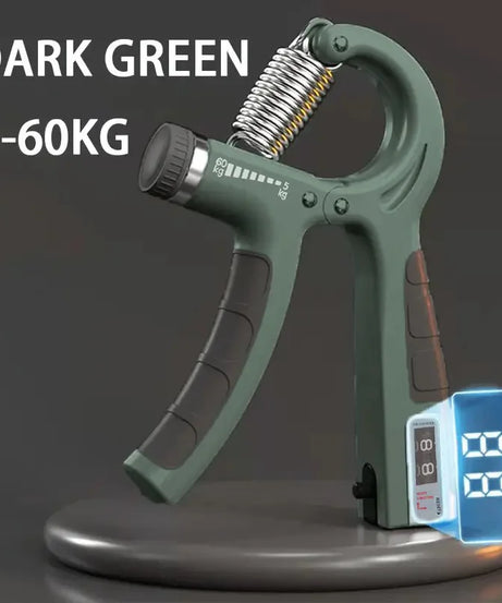 5-60Kg Adjustable Hand Grip Strengthener, Stainless Steel Spring Hand Exerciser For Muscle Building And Injury Recovery