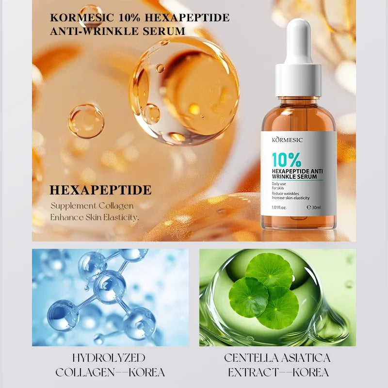 AHA Rejuvenation Niacinamide Brightening Face Serum Hexapeptide Ceramide Panthenol  Essence Anti Wrinkle Nourishing Skin Care