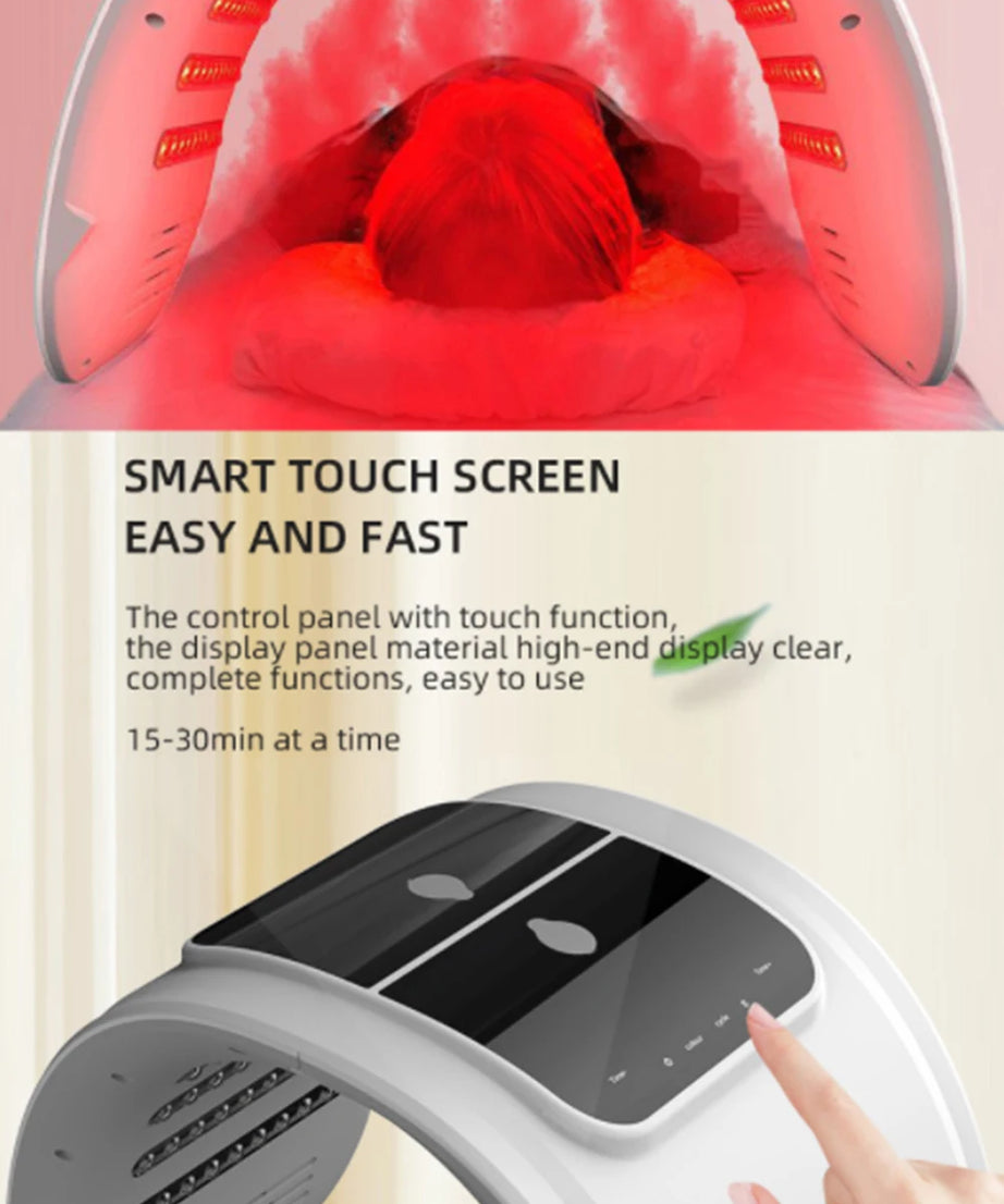 7 Colors LED Face Mask PDT Equipment SPA Facial Spray Device Skin Rejuvenation Light Facial Body Beauty Machines For Skin Care