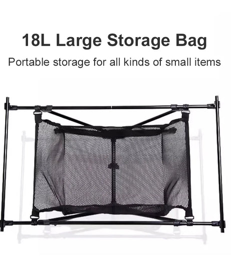 WESTTUNE Camping Folding Table Portable Aluminum Alloy Lightweight Table with Accessories Multifunctional Outdoor Table