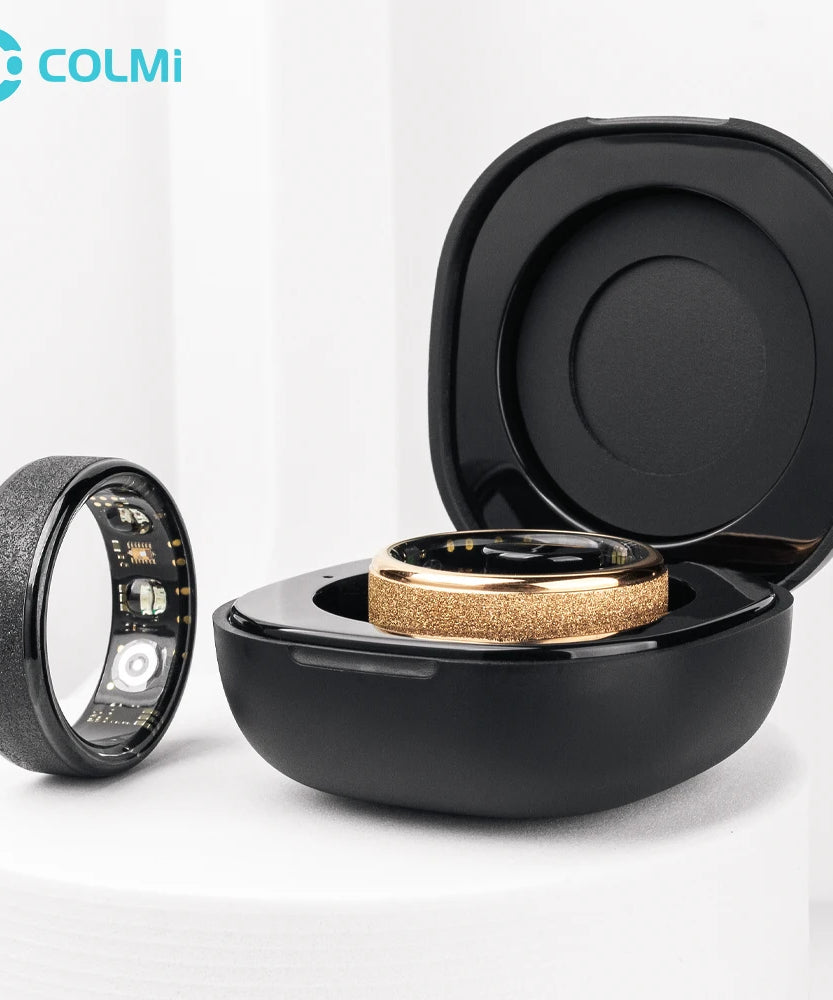 COLMI R10 Smart Ring with Charging Case for Men Women, Health and Sleep Monitor, 5ATM Waterproof, Multi-sport Mode