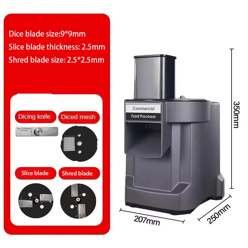 Commercial Vegetable Cutting Machine Automatic Vegetable Carrot Potato Chopper Slice Shred And Diced Quickly Cut Vegetables