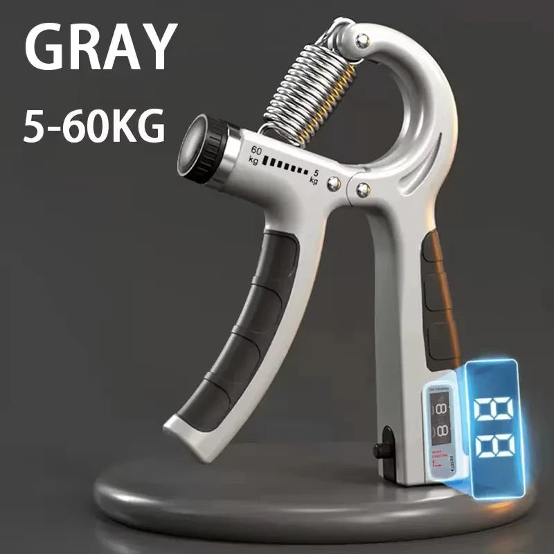 Adjustable Hand Grip 5-60kg Strengthener Hand Grip Trainer With Counter Wrist Forearm And Hand Exerciser For Muscle Building