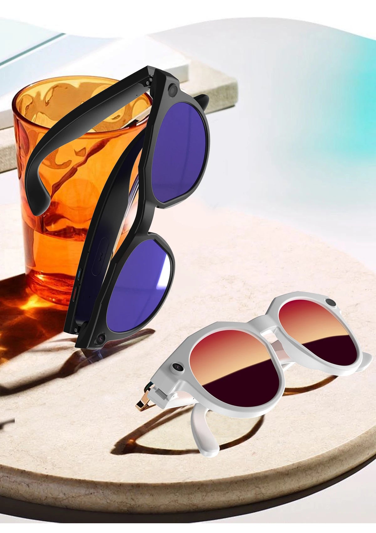 2026 New 4K HD AI Smart Glasses Men 800W Pixel Camera Bluetooth Call 4GB WIFI Transmission Voice Assistant Smart Glasses Women