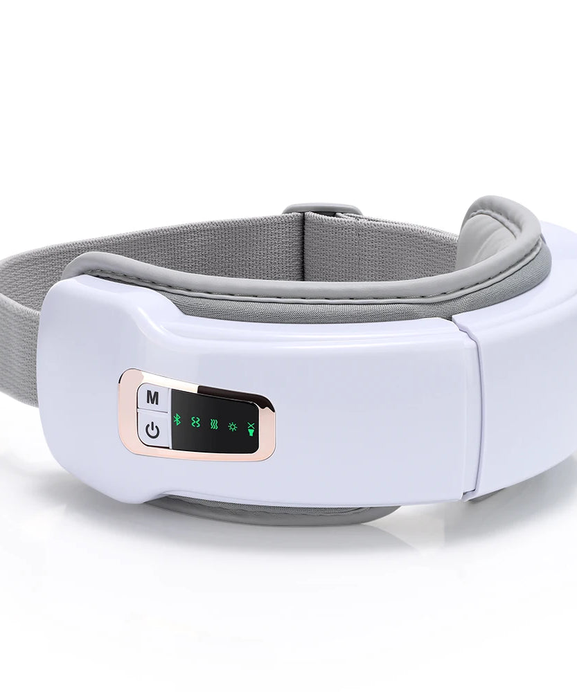 Eye Massager with Heat Smart Eye Care Device with Music for Migraines Relax Reduce Eye Strain Dark Circles Eye Bag Improve Sleep