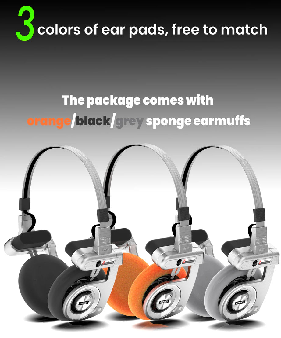 UMELODY U3 RETRO Headphones Wireless Bluetooth Headphones ON-Ear Headphones HIFI Wireless Foldable Noise Canceling Headphone