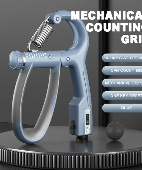 5-60Kg Adjustable Hand Grip Strengthener, Stainless Steel Spring Hand Exerciser For Muscle Building And Injury Recovery