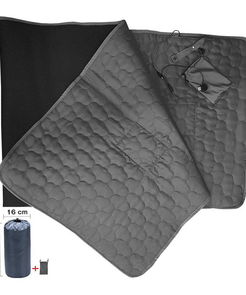 USB Heating Sleeping Mat,Outdoor Electric Heating Pads,3-Level Adjustable,Camping Tent Sleeping Mattress,Thermalpad Foot Warmer