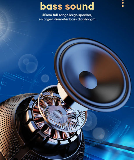 Choice Original Lenovo TS5 Bluetooth V5.3 Speaker Outdoor Long Endurance Loudspeaker Subwoofer Portable Surround Sound Player