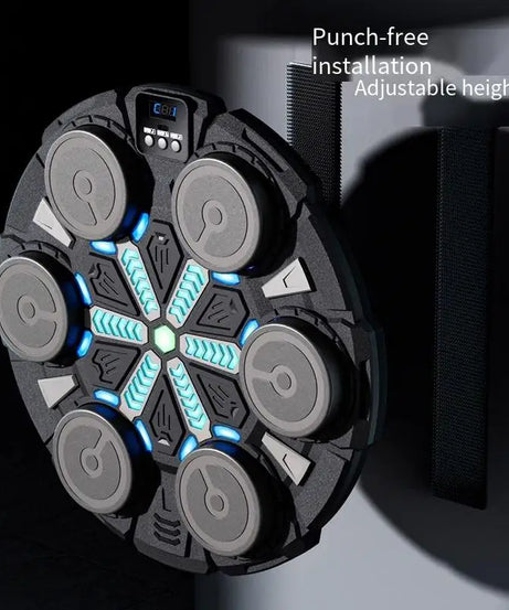 Rhythm Box Music Boxing Target Interactive Exercise Equipment with Light Response for Stress Relief And Coordination Training fo