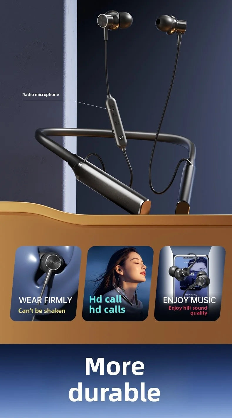 EARDECO 80 Hours Bass 5.4 Bluetooth Headphone Sport Wireless Headphones In-ear Outdoor  waterproof headset Noise Reduction