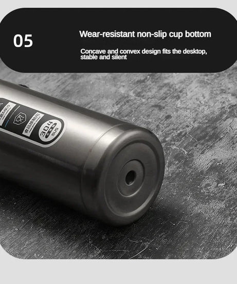 800ML-1L Stainless Steel Thermos Bottle 304 Tea Bottle Car Vacuum Bottle with LED Temperature Display Portable Drinking Cup