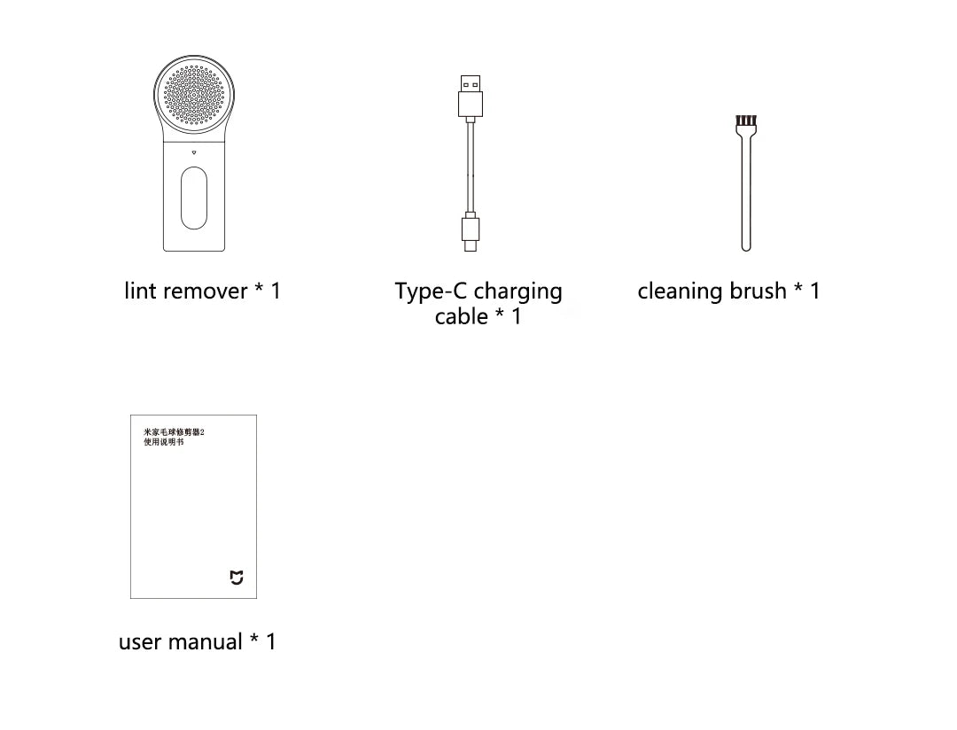 2025 New Xiaomi Mijia Lint Remover 2 Clothes Rechargeable Fuzz Pellet Fabric Shaver Trimmer Machine Hair Balls Removers Portable