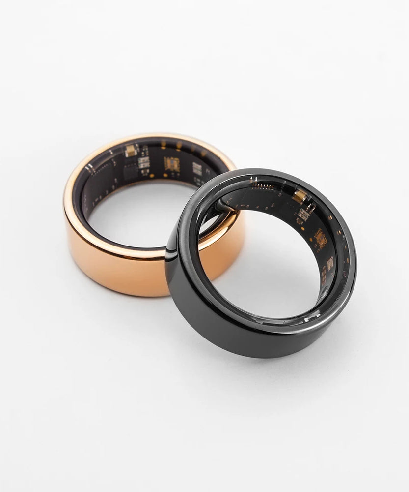 2024 COLMI R02 Smart Ring with Charging Case for Men Women, Battery Life, 39 Days, Health Monitor, 5ATM Waterproof