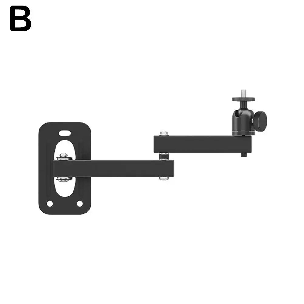 Foldable Wall Mount Projector Bracket Aluminum Alloy Retractable Durable Devices Holder for Home Bedside Hotel Office