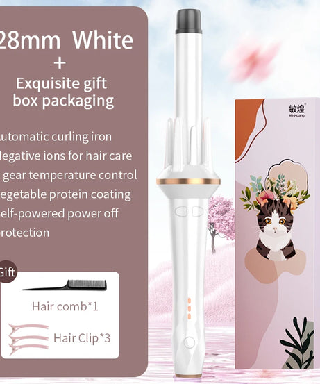 Automatic Hair Curler 28mm/32mm Large Wave Curling Iron Anion Fast Heating Professional Styling Curlers Curling Wand Hair Waver