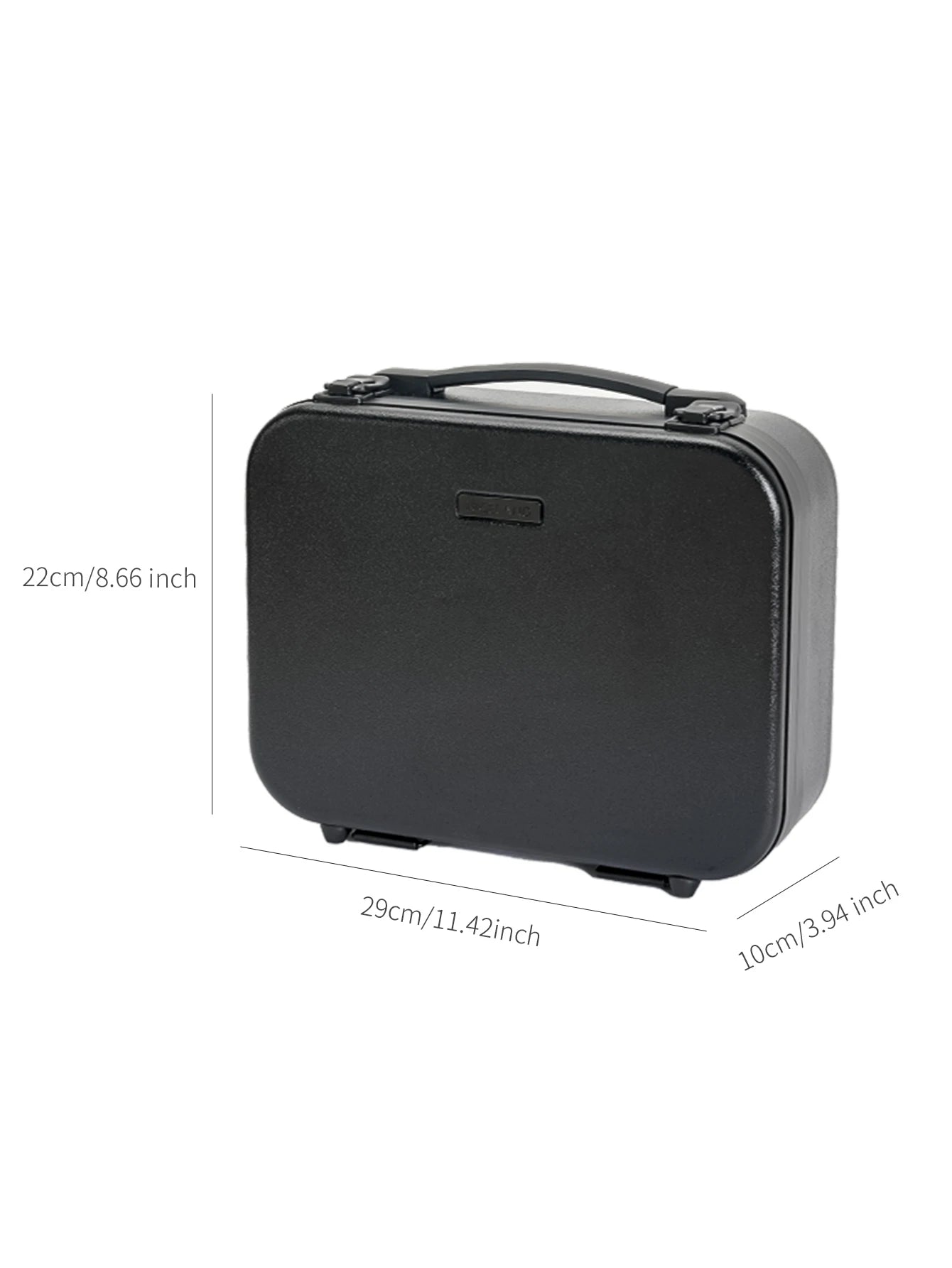 Portable Makeup Organizer Box with LED Light & Mirror – Travel-Friendly Cosmetic Train Case for Brushes box