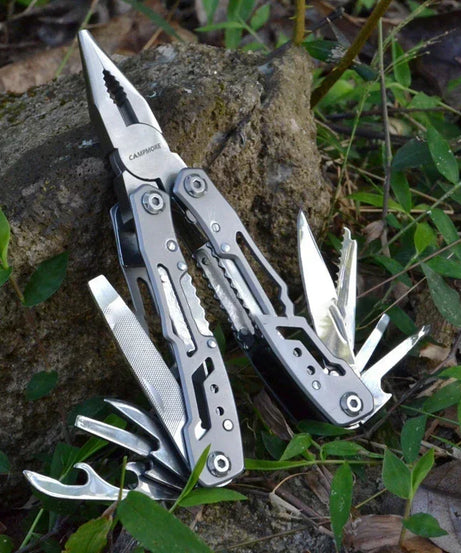 Outdoor Folding Multipurpose Tools Camping Portable Stainless Steel EDC Emergency Survival Knife Clamp Hiking Equipment