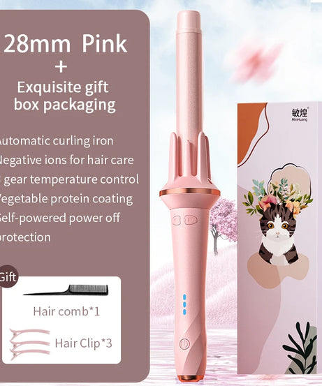 Automatic Hair Curler 28mm/32mm Large Wave Curling Iron Anion Fast Heating Professional Styling Curlers Curling Wand Hair Waver