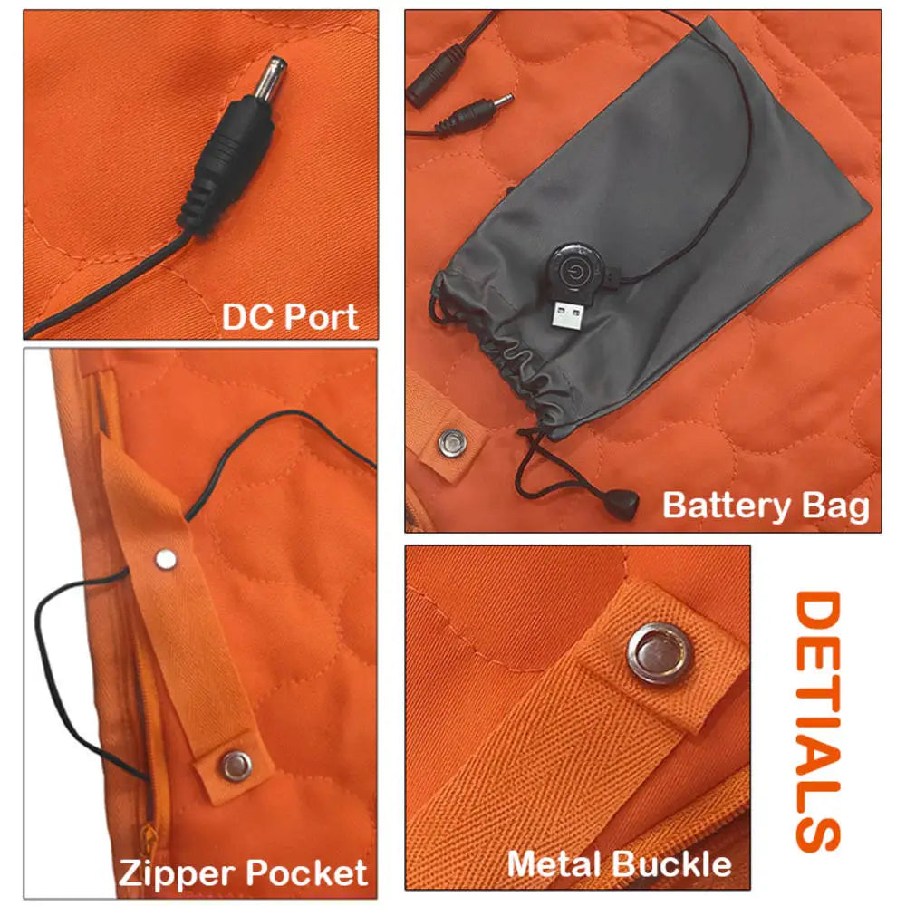 USB Heating Sleeping Mat,Outdoor Electric Heating Pads,3-Level Adjustable,Camping Tent Sleeping Mattress,Thermalpad Foot Warmer