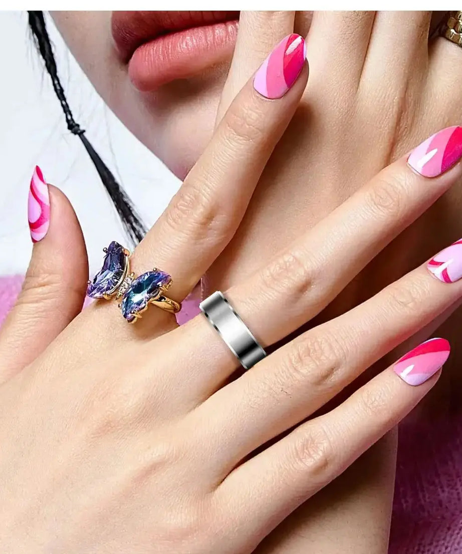 2025 Couple smart health ring,Sleep,Heart Rate,Oxygen Tracker,IP68 Waterproof,R6Pro smart ring for women and men rings for Gifts